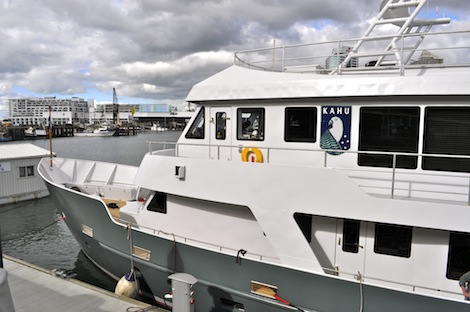 Image for article Fitzroy Yachts convert MV Kahu for yard owner